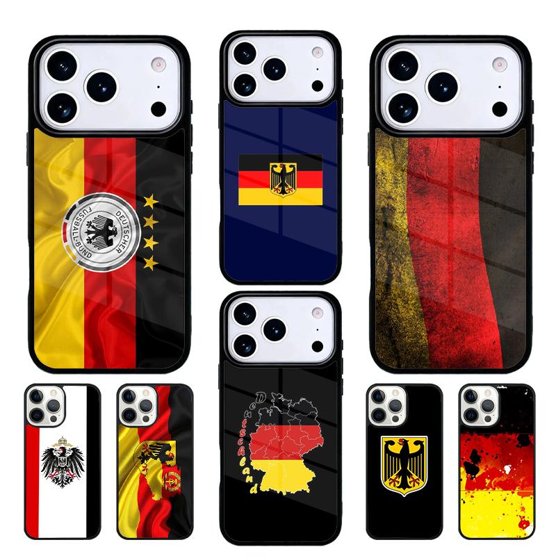Germany Flag National Emblem phone case cover Compatible with for IPhone 17air 16e 15 14 13 12 11Pro Max 17 Air