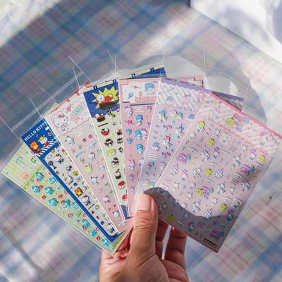 Sanrio Hello Kitty Nail Stickerself-Adhesive Decals Kuromi Melody Nail Art Decoration Diy Manicure Design