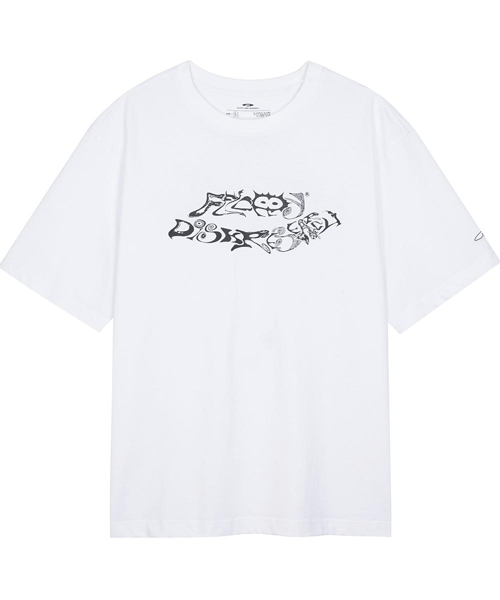 Fdr Caizhu Letter Short Sleeve White L