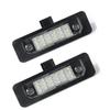 2-Pack 18-LED Black License Plate Lights for Ford Fuxing, Mustang, Focus, Mercury (2006-2015)