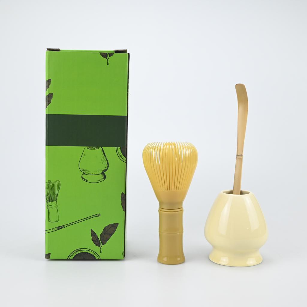 3PCS/Set Japanese-style Plastic Tea Whisk, Matcha Spoon, Tea Whisk Stand, Perfect Gift For Ceremony, Traditional Decoration