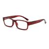 Retro Vertical Stripe Reading Glasses for Men & Women - Exquisite & Simple Design, 110 Magnification