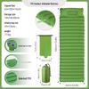 Ultra-Elastic Single Camping Mat: Moisture-Proof, Portable TPU Inflatable Mattress.