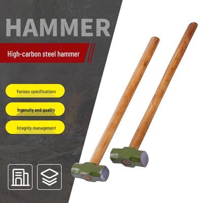 12lb Military Green High-Carbon Steel Octagonal Hammer