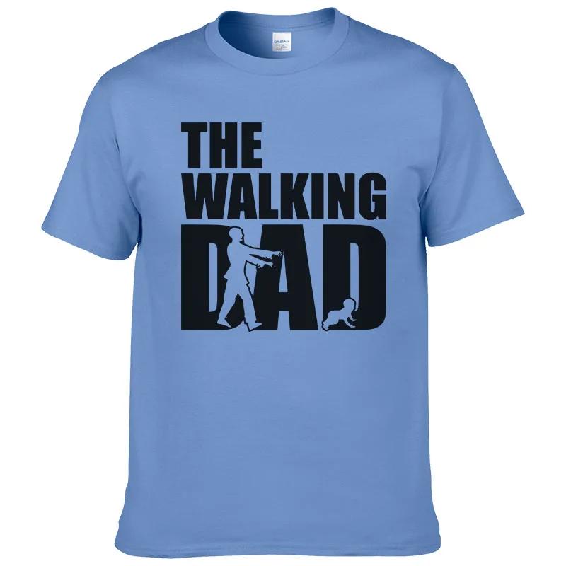 2023 Men's Summer Cotton T Shirts Printed The Walking Dad Tshirt Hip Hop Blouse Men's Sportswear T Shirt Men Harajuku Tops #307