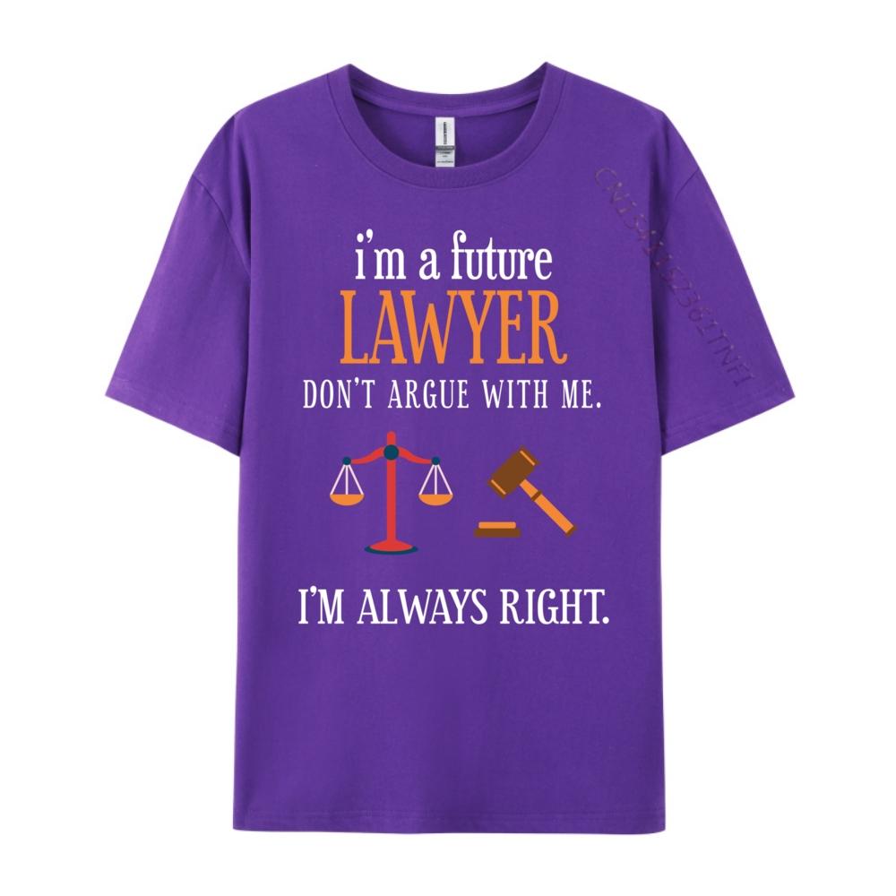 Funny Lawyer Future Law School Student Attorney Esq Vintage T Shirt Men Camisas De Hombre