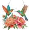 Acrylic 2D/Flat DIY Special Shape Hanging Diamond Art Kits Rhinestone Diamond Art Window Pendants Home Wall Decoration Crafts