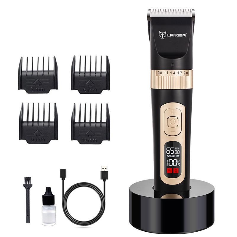 Rechargeable Dog Grooming Trimmer: Electric Pet Hair Clipper