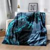 3D Kaiju No.8 Anime Cartoon Soft Flannel Blanket for Bed Bedroom Sofa Picnic,Throw Blanket for Cover Office Gift Kids