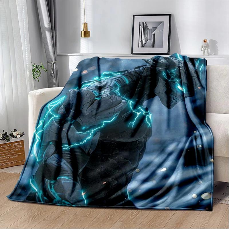 3D Kaiju No.8 Anime Cartoon Soft Flannel Blanket for Bed Bedroom Sofa Picnic,Throw Blanket for Cover Office Gift Kids