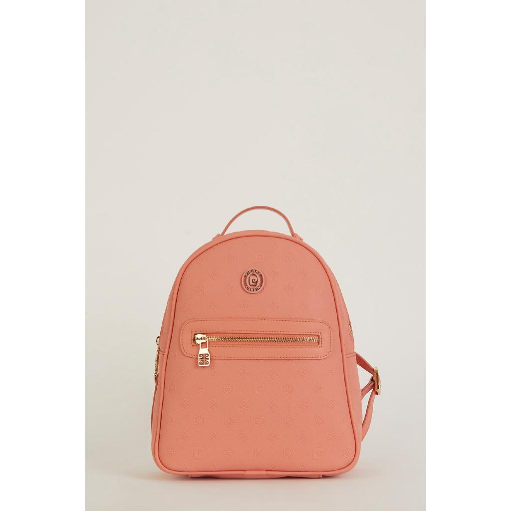 Černý batoh s plovoucím monogramem pro ženy 05po22y1541