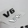 1Pc Car Displacement ABS Sticker V6 V8 V10 V12 Car Side Sticker Rear Tail Badge For Mercedes-Benz BMW