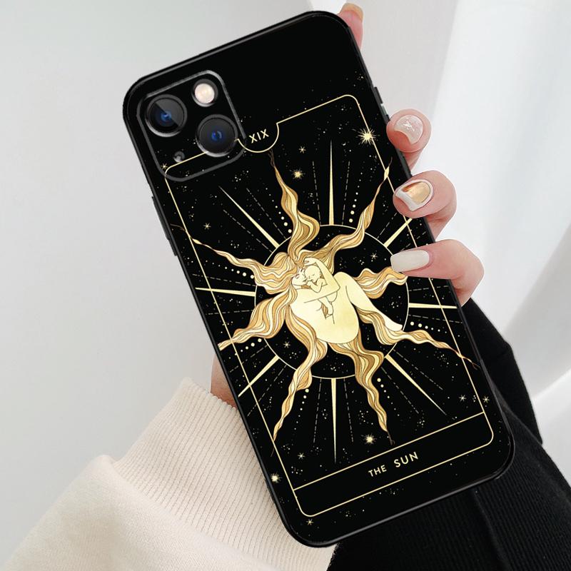 Witches moon Tarot Mystery totem Phone Case For iPhone 17 Pro Max 16 15 14 11 12 13 Pro Max mini 15 16 Plus 16e 17 Air Cover