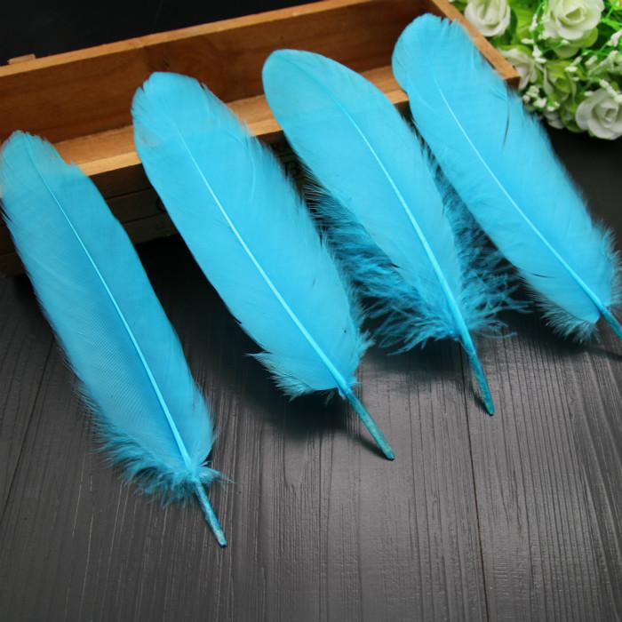 50Pcs28 Color Diy Feather Hard Big Floating Feather Wedding Dress Children Handmade Decoration Materials