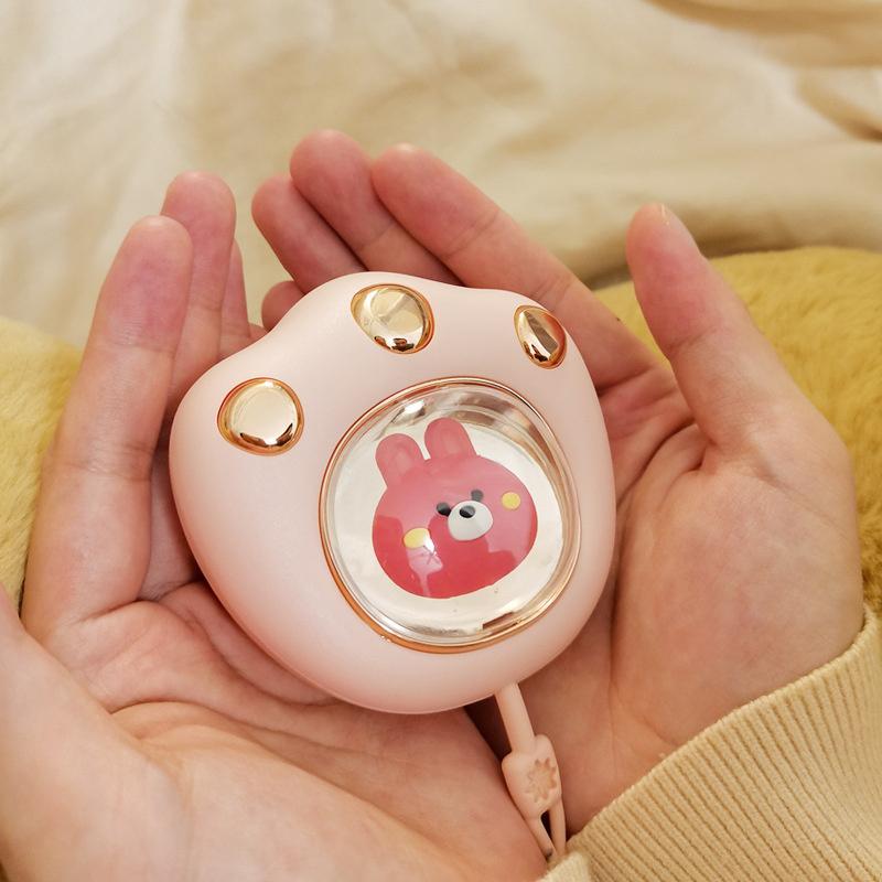 Cute Cat Paw Hand Warmer 500Mah Usb Rechargeable Portable Winter Keep Warm Gadget Pocket Mini Electric Heater Hand Warmer