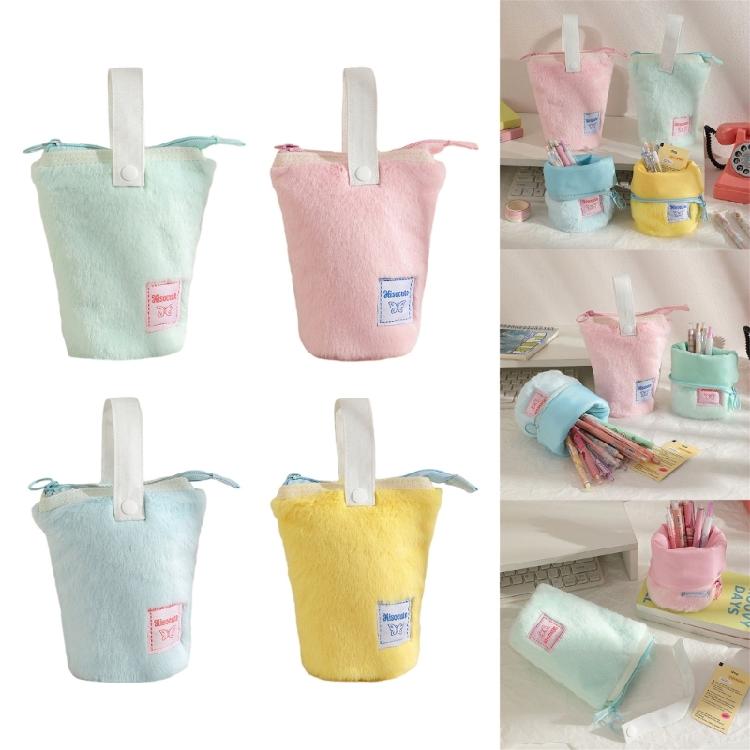 Pencil Bag with Detachable Handle Stationery Pouch Pencil Pouch Case for School