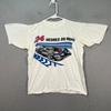 Vintage 24 Heures Du Mans Lemans Mercedes Benz Racing Vit T-shirt Storlek Liten