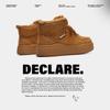 Nuovi stivali da neve invernali platform scarpe alte scarpe con suola in gomma foderate con pile scarpe casual scarpe da coppia