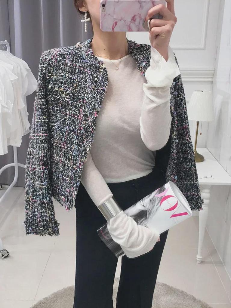 Korean Sexy Slim Fit Sheer Round Neck T-Shirt