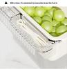 Portable Outdoor Picnic Fruit Preservation Box with Ice Compartments and Timer