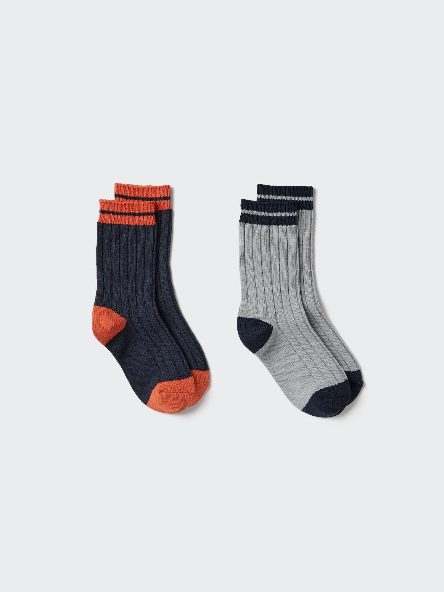 

Uniqlo Kids Heattech Socks 2p 68 BLUE/KIDS 22cm