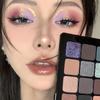 Schimmer Lidschatten Palette 40 Farben Lidschatten Matt Glitzer Pigment Lidschatten Wasserdicht Koreanische Lidschatten Palette Kosmetik