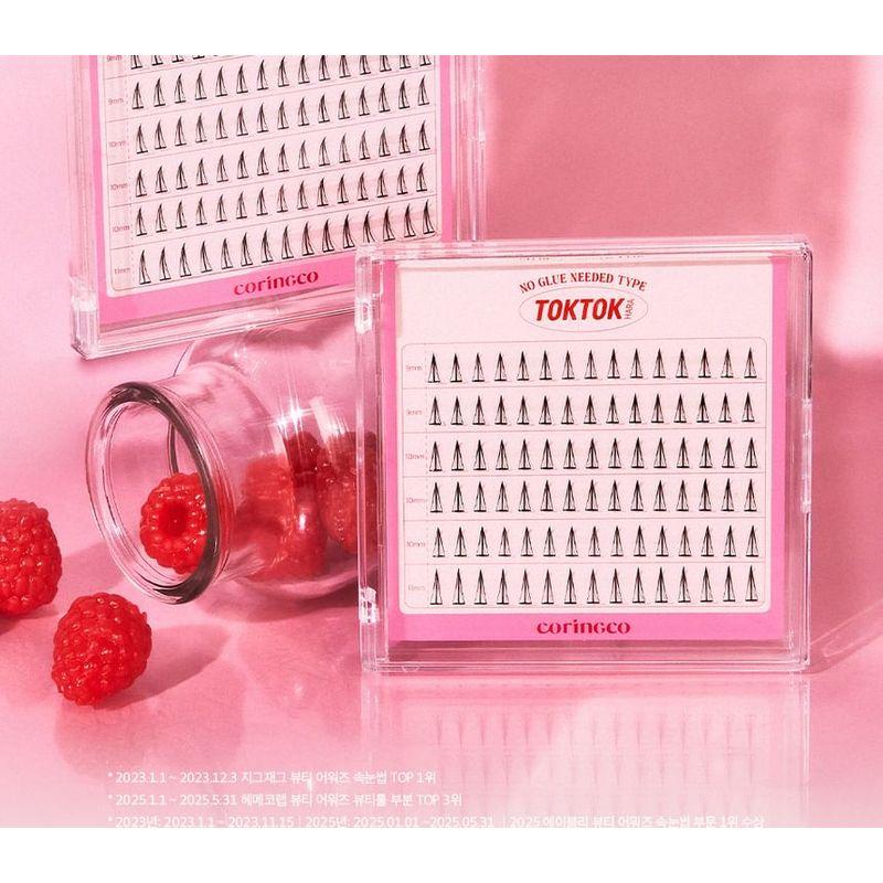 CORINGCO Toktok-Hara Yapışkansız Kirpik - 12 Çeşit