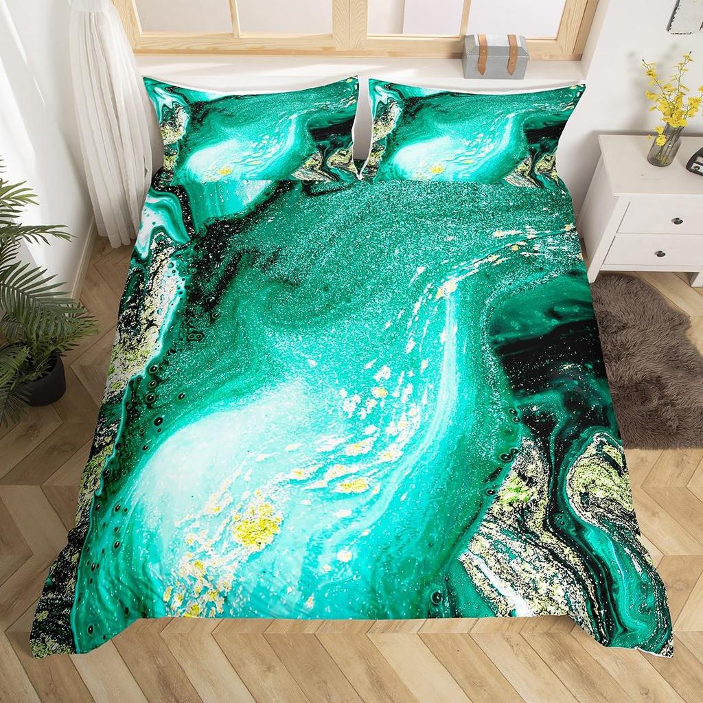 Purple Marble Duvet Cover Single Twin Full King Abstract Comforter Cover Marble Watercolor Bedding Set Ultra Soft Cozy 3 Pieces