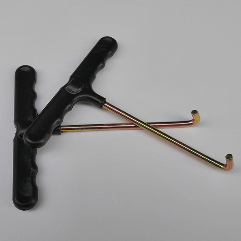 1Pc Trampoline Spring Pull Tool Trampoline T Hook Tool Tent Peg Puller Extractor
