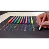 Set of 12 Gel Pencils - SAKURA - Gelly Roll Moonlight - Fluorescent - Glittery - Fine Tip