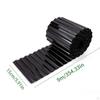 Corrugated Metal Garden Edging Black Border for DIY Flower Bed Driveway