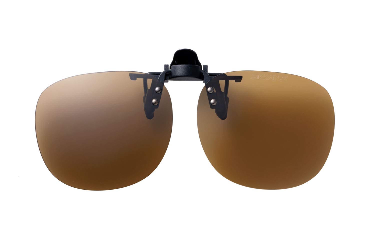 

Swans Polarized Made in Polarized Brown SCP-21_BR Sunglasses, Japan, Clip-on, Flip-Up,