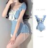 Korean Style Women's Cute Slimming One-Piece Swimsuit, Conservative Tummy-Covering Design, 2026 New Holiday Swimwear