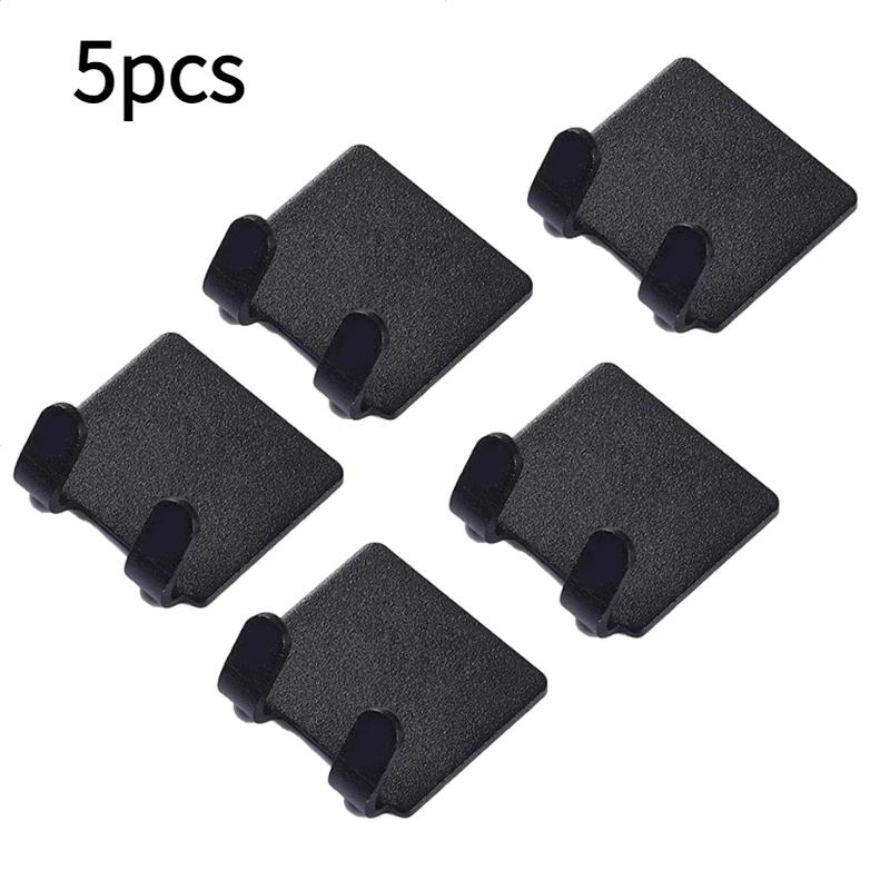 Adhesive Razor Holder Wall Mounted Bathroom For Shower Hook Rack Gillette Shaver Shaving Holder Black Plastic Hook