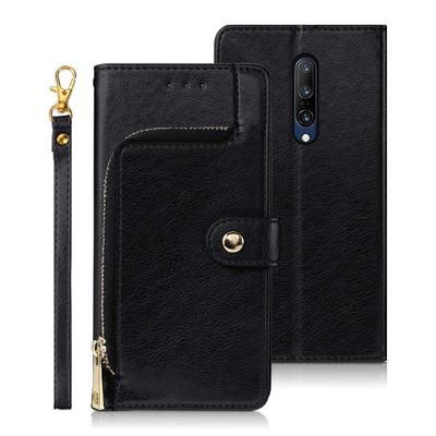 Reißverschluss-Wallet-Hülle für Moto One G50 P40 G Power Lite 2021 Edge 20 G30 G10 G20 G50 G51 G71 Cover Flip PU Leder Holster Kartensteckplatz Lanyard Telefon Stoßstange