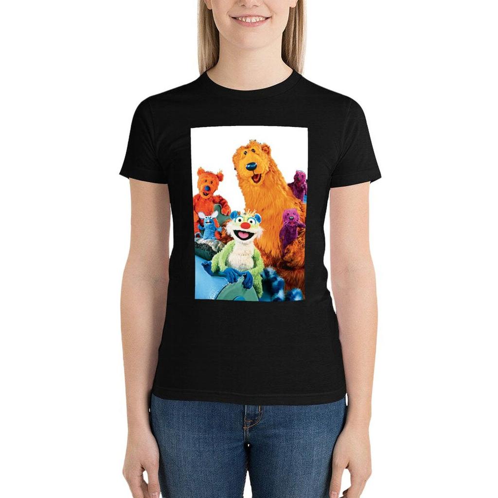 Bear In The Big Blue House T-Shirt Plus Size Tops Oversized Graphics Women Clothing