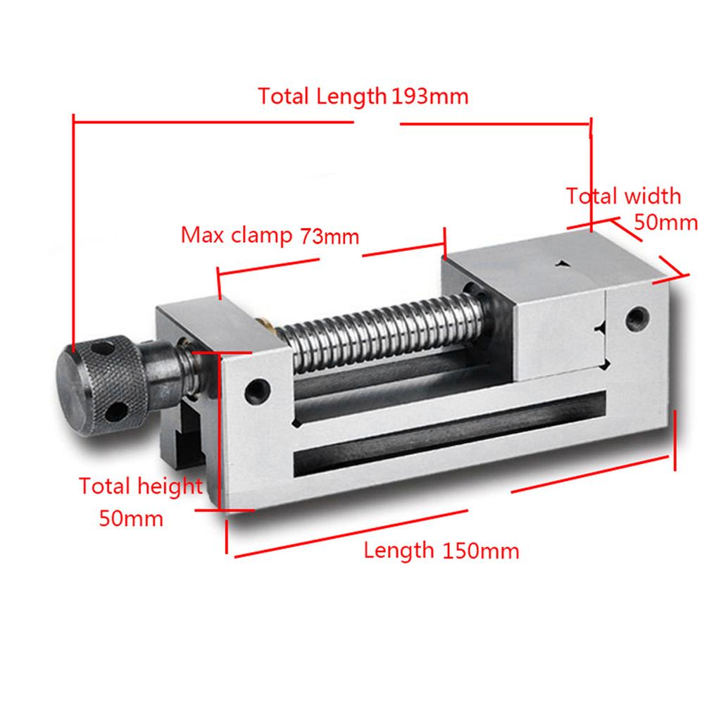 QGG50 High Precision Machine Vise Grinder CNC Workholding Tool For Surface Grinding Milling