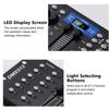  512 Light Controller Console Panel 192CH Programming Function Sound Activated with LED Screen for Stage DJ Pubs Bar Party   Wedding Par Light