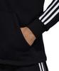 Adidas MUSTHAVES Sweatshirt Training Größe Größe Herren 3-Streifen Full-Zip (Fleece-Futter) Tragen, FSD66, Schwarz/Weiß (DT9896), J/L (Japan L)