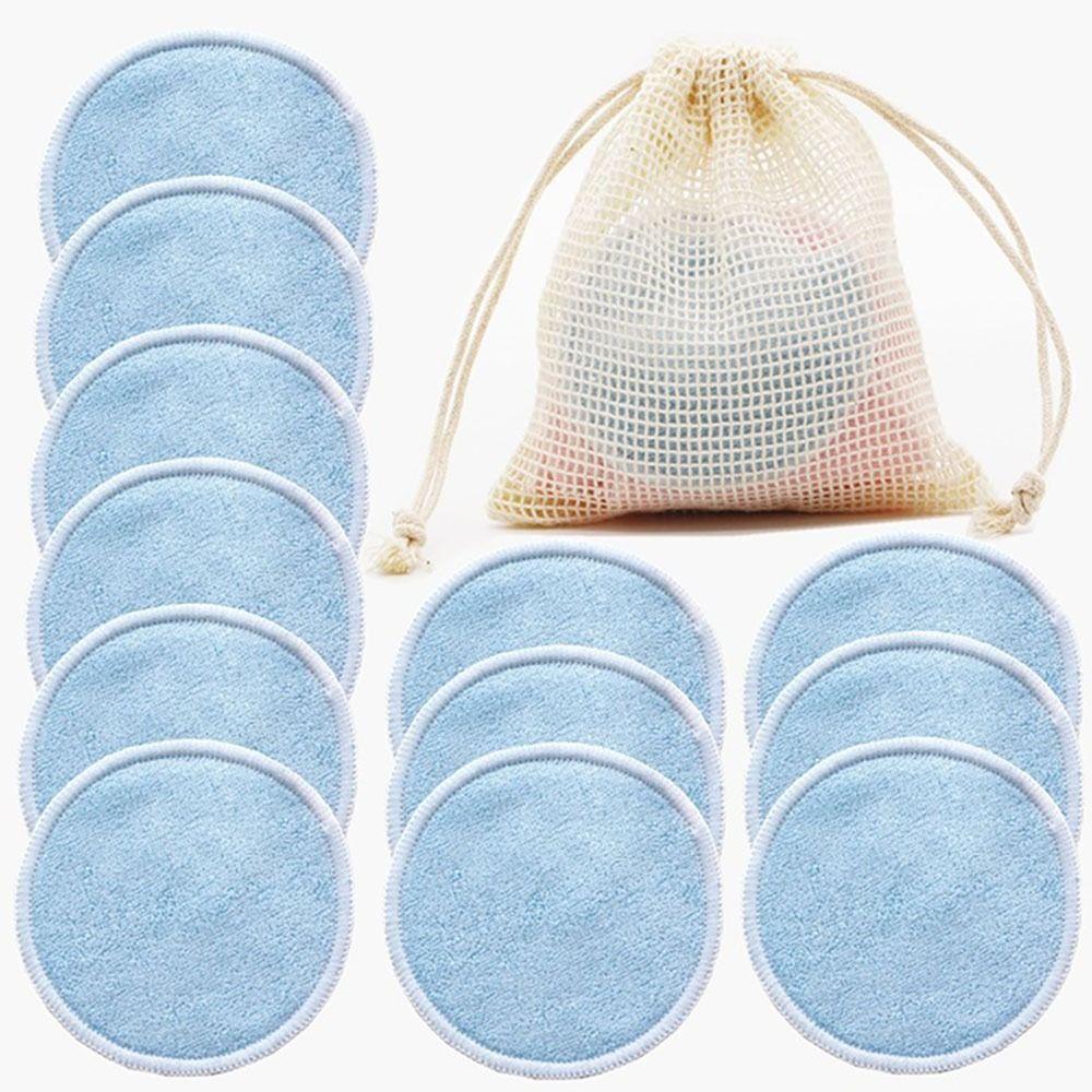 12PC Microfiber Make Up Pads Washable Skin Care Tool Reusable Face Cleaning Pads  Women