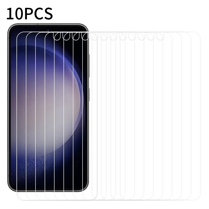 

RURIHAI 10Pcs For Samsung Galaxy S24+ Screen Protector AGC Glass HD Clear Film (Fingerprint Unlock Support) Type A