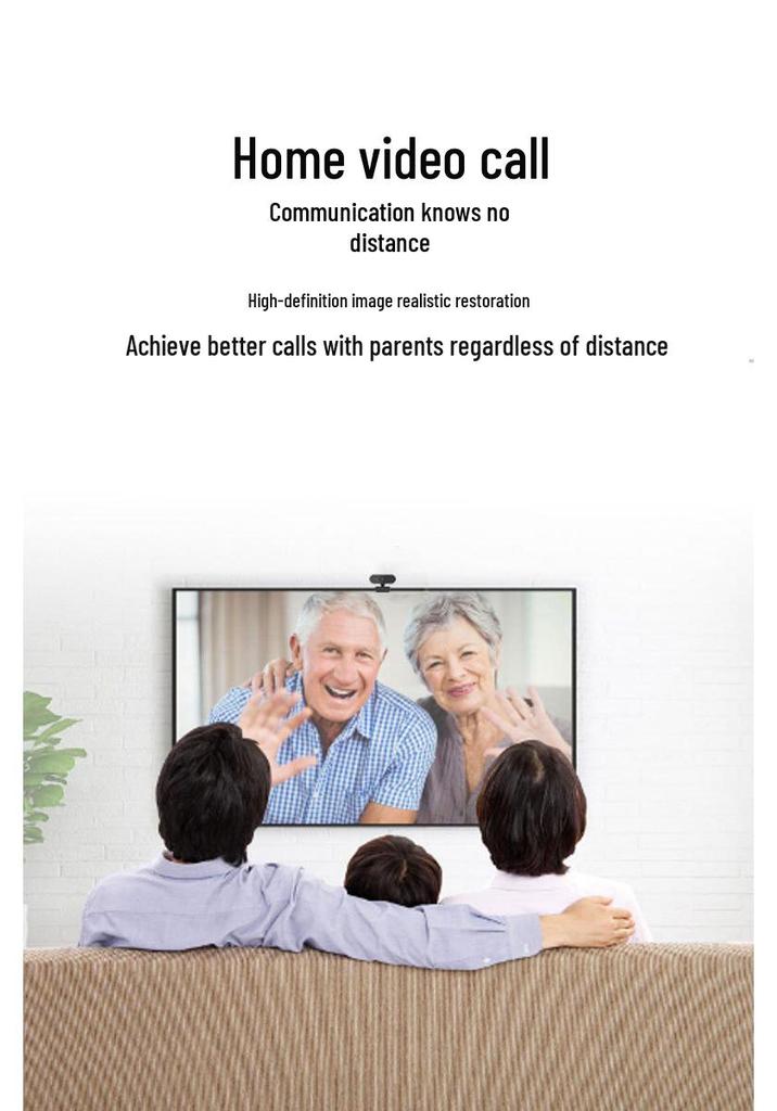 2K USB HD Computer Camera with 1080P Live Streaming, Driver-Free.