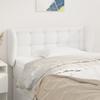 VidaXL Headboard with Ears White 103x23x78-88 Cm Faux Leather3117229