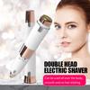 Portable 2-in-1 Electric Women's Shaver & Eyebrow Trimmer with USB Charging