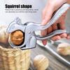 Squirrel Shape Nut Crackers Zinc Alloy Handheld Walnut Cracker Clip Heavy Duty Efficient Multi-Purpose Nutcracker Almonds