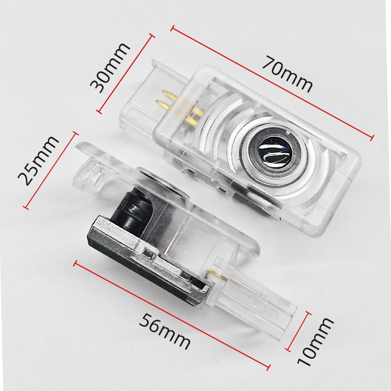 2 Stück Auto Tür Willkommen LED Projektor Laser Logo Türlicht für Cadillac CT5 CT6 XT4 XT5 XT6 ATS SRX XTS CTS Zubehör