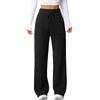 2025 Autumn/Winter Women's Casual Ribbed Pocket Long Pants – European & American Style