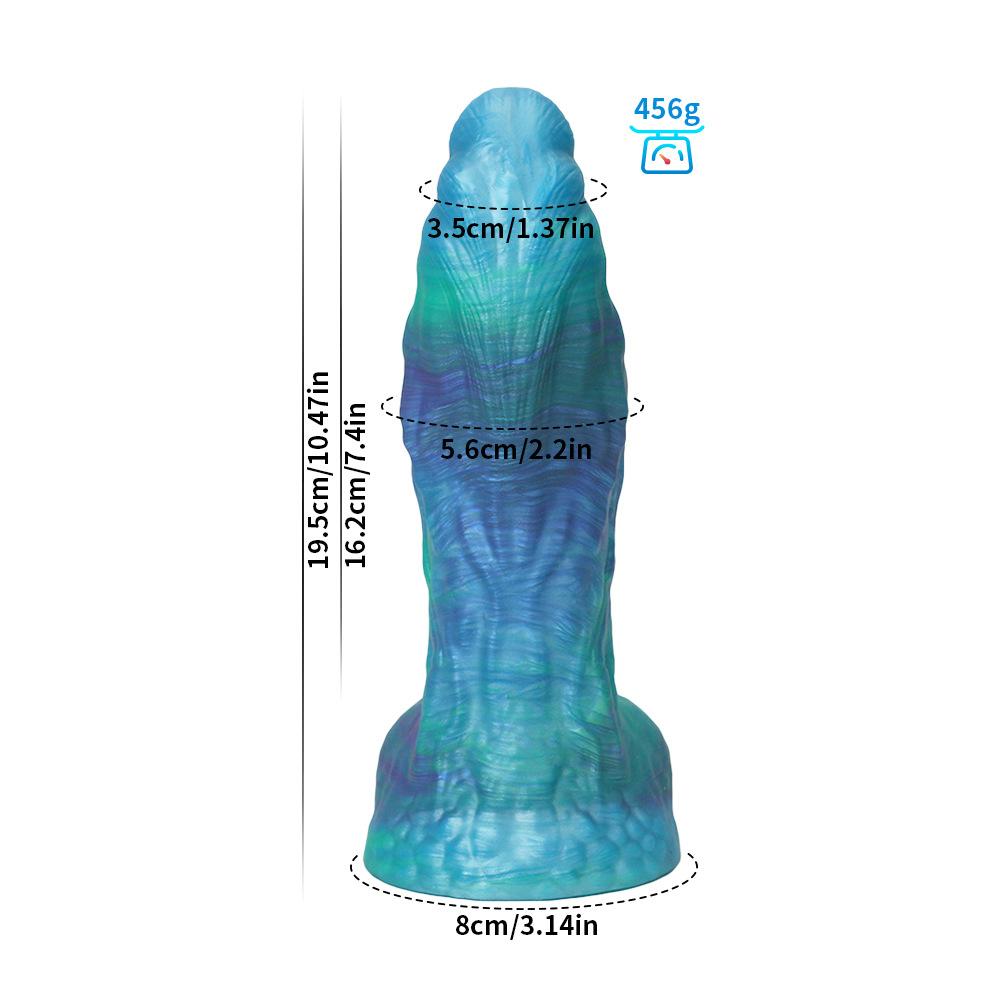 Dildo per adulti a forma di erotico, per stuzzicare la ghiandola prostatica anale, massaggiatore per la decompressione, giocattoli sessuali in silicone morbido, tappi anali