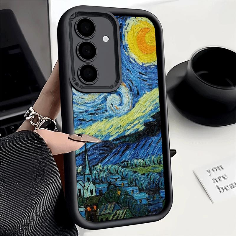 Phone Case for Samsung Galaxy A17 A16 A15 A14 A13 Van Gogh Oil Painting Aesthetics A56 A36 A26 A55 A35 A25 A54 A34 A24 A53 A33 A