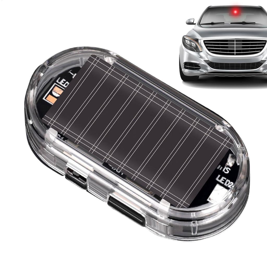 Sun Anti-Theft Car Warning Light, Solar Powered Car Light - LED Interior Safety Lamp